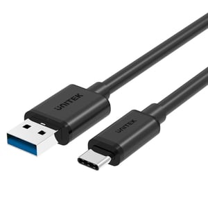 UNITEK Y-C474BK kabel USB USB 3.2 Gen 1 (3.1 Gen 1) 1 m USB A USB C 5 Gbit/s Czarny