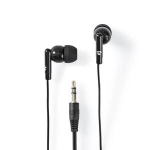 Nedis HPWD1000BK Headphones/Headset Wired In-Ear Calls/Music Black