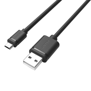 UNITEK Y-C454GBK kabel USB USB 2.0 0,5 m USB A Micro-USB B 0,48 Gbit/s Czarny