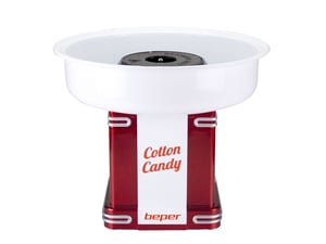 Beper 90.396Y Cotton Candy Maker, Red and White, 500 W