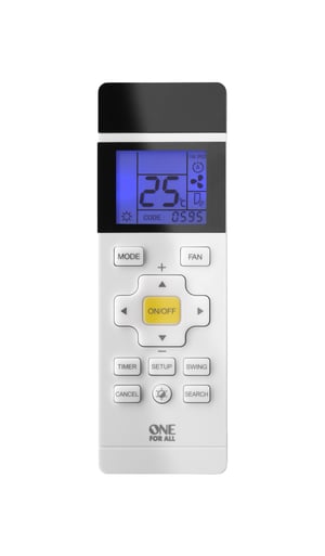 One For All URC 1035 Remote Control Infrared Air Conditioning Press the buttons