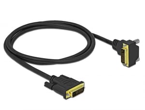 DeLOCK 85893 kabel DVI 1 m DVI-D Czarny