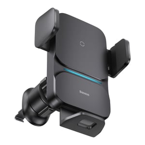 Baseus Wisdom Car Mount Wireless Charger Aktive Halterung für Mobiltelefon/Smartphone Schwarz