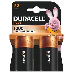 Duracell Plus 100 D Jednorazowa bateria Alkaliczny