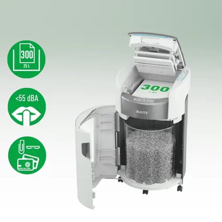 фото Шредер Leitz IQ OptiMax Autofeed Office 300 P5 (80410000) 3