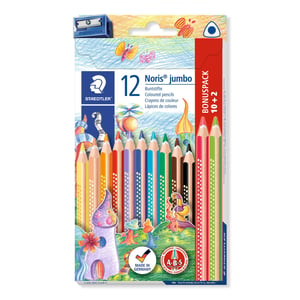Staedtler 128 Czarny, Niebieski, Bordowy, Brązowy, Zielony, Jasny Niebieski, Jasnozielony, Pomarańczowy, Brzoskwiniowy, Czerwony, Fioletowy, Żółty 12 szt.