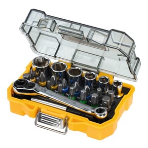 DeWALT DT71516-QZ hylsnyckel, hylsnyckelsats, 24-delars.