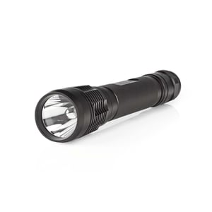 Nedis LTRH10WBK Flashlight, Black, LED Handheld Flashlight