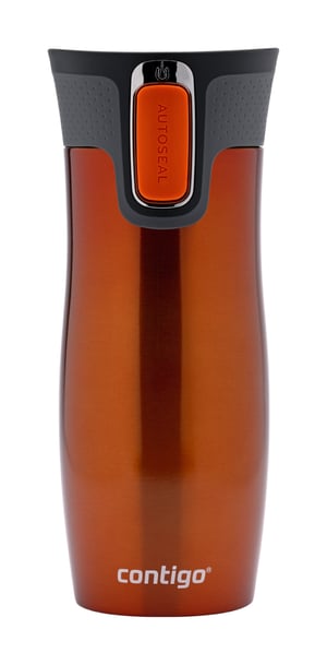CONTIGO West Loop 470 ml Pomarańczowy Stal nierdzewna