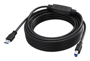 Vision TC 10MUSB3.0+/BL kabel USB USB 3.2 Gen 1 (3.1 Gen 1) 10 m USB C USB B 5 Gbit/s Czarny