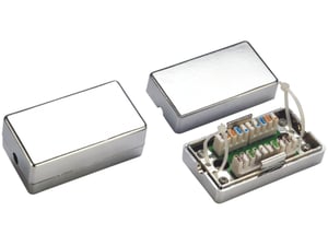 Alantec WTM07 anslutningsbox för Cat5e-nätverk, silver