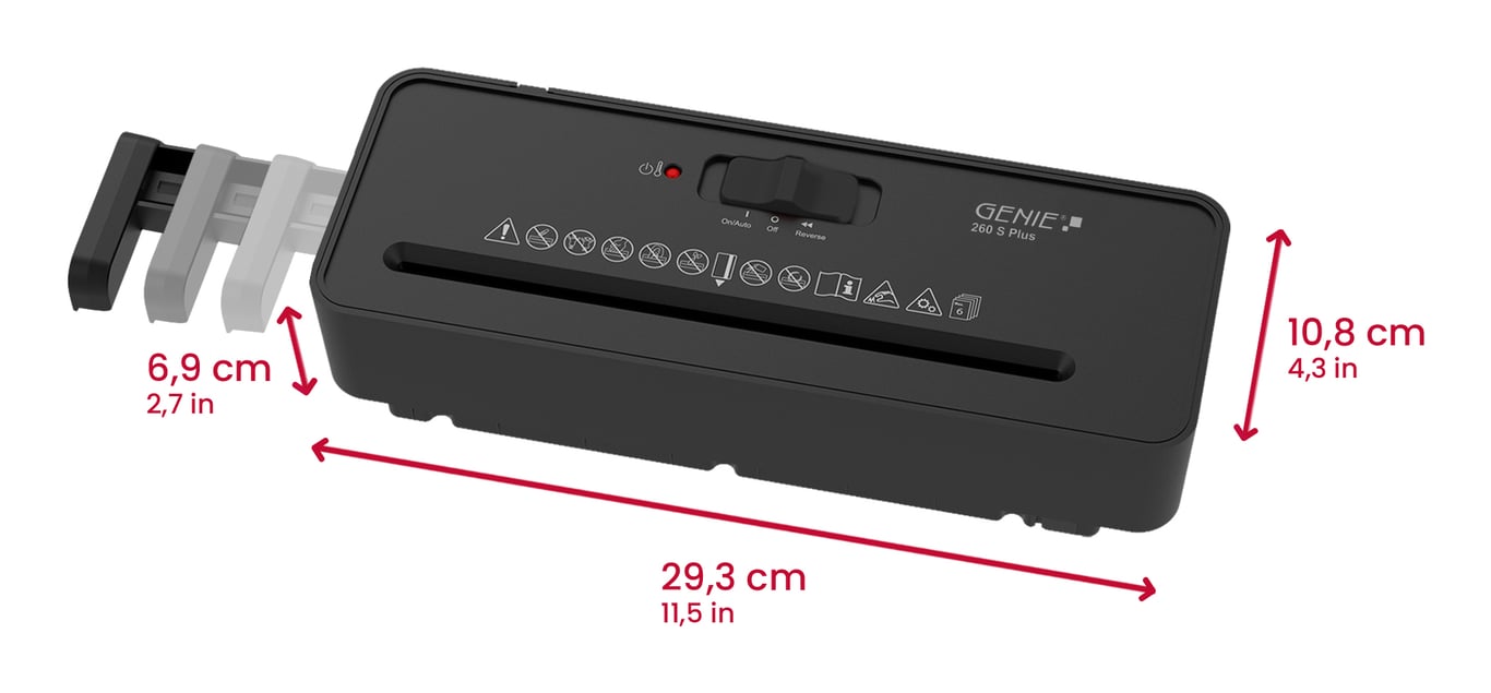 фото Шредер Genie 260 S Plus Black 3