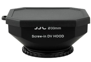 JJC LH-DV30B osłona obiektywu 3 cm Okrągły Czarny
