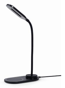 Gembird TA-WPC10-LED-01 Ladegerät für mobile Geräte Smartphone Schwarz DC Kabelloses Laden Intern