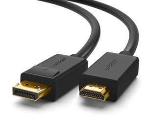 Ugreen 10239 Kabeladapter 1,5 m DisplayPort-HDMI Schwarz