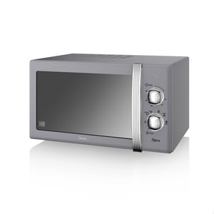 Swan SM22130GRN Microwave Oven, Gray, Countertop, 20 L, 800 W