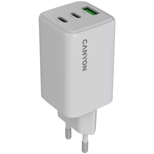 Canyon CU65ACC Digitalkamera, Gamecontroller, Kopfhörer, Headset, Mobiltelefon, Laptop, Powerbank, Smartphone Weiß Wechselstrom Schnellladung Intern