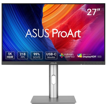 ASUS ProArt PA27JCV monitor komputerowy 68,6 cm (27") 5120 x 2880 px 5K Ultra HD LCD Czarny