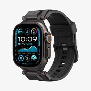 Spigen DuraPro Armor Band Czarny Nylon, Termoplastyczne elastomery poliuretanowe (TPU)