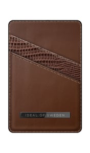iDeal of Sweden IDMCHSS21-293 Business Card Holder, Faux Leather, Brown