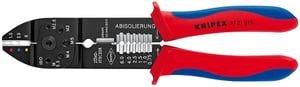 Knipex 97 21 215 kabelpress Verktyg för kabelsvetsning Svart, Blå, Röd