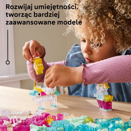 LEGO Classic Magiczny zestaw z przezroczystymi klockami