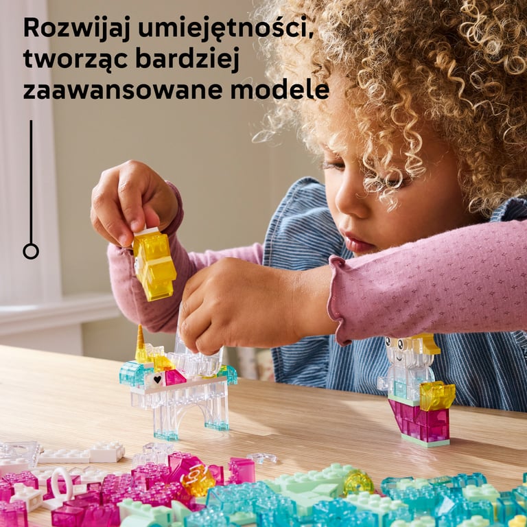 LEGO Classic Magiczny zestaw z przezroczystymi klockami