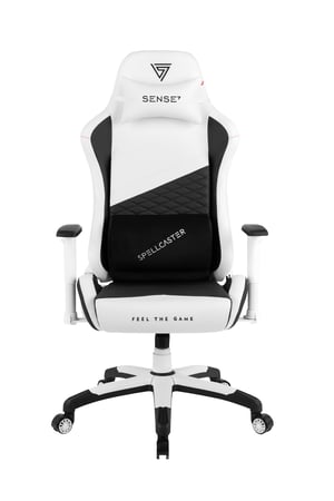 SENSE7 Spellcaster Senshi XL Uniwersalny fotel dla gracza Czarny, Biały