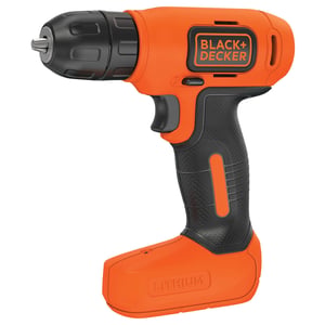 Black & Decker BDCD8-QW wiertło Zamek centralny Czarny, Pomarańczowy