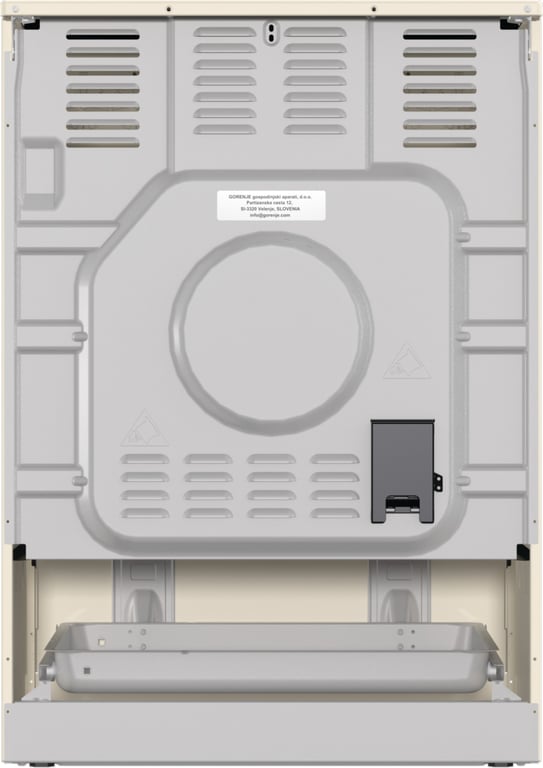 Gorenje GECS6B70CLI Kuchenka wolnostojąca Ceramiczna Beżowy