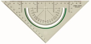 Linex S2622 45° trójkąt Poli(styren-co-akrylonitryl) Przezroczysty 1 szt.