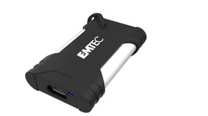 Emtec X210G 2 TB USB Type-C 3.2 Gen 2 (3.1 Gen 2) Svart, Vit