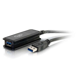 C2G 89943 USB 3.2 Gen 1 (3.1 Gen 1) Cable, 5 m, USB-A, Black