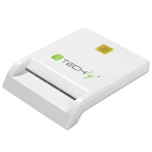 Techly I-CARD CAM-USB2TY kortläsare för chipkort, intern USB 2.0, vit