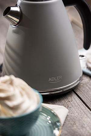 Adler AD 1343 czajnik elektryczny 1,5 l 1850 W Szary