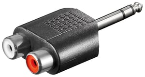 Microconnect AUDANH przejściówka do kabli 6.35mm 2 x RCA