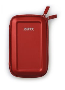 Port Designs Colorado Shock HDD-Hülle mit Verschluss, Polyurethan, rot