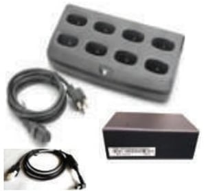 Zebra KT-CHS5000-8 Organizers for Charging Station, Freestanding, Black