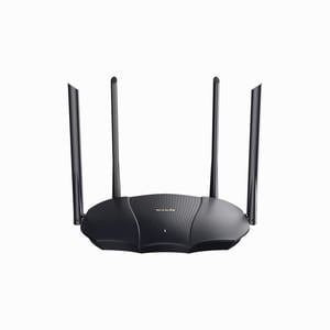 Tenda TX9 PRO trådlös Gigabit Ethernet-router med dubbla frekvensband (2,4 GHz/5 GHz) Svart
