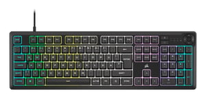 Corsair K55 CORE RGB Gaming-Tastatur USB QWERTZ Deutsch Schwarz