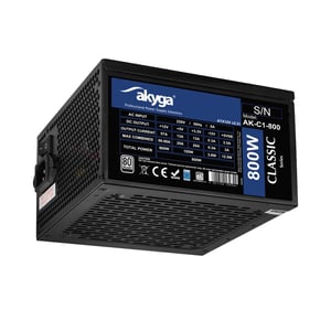 Akyga AK-C1-800 moduł zasilaczy 800 W 24-pin ATX ATX Czarny