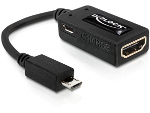 DeLOCK 65314 zewnętrzna karta graficzna usb Czarny