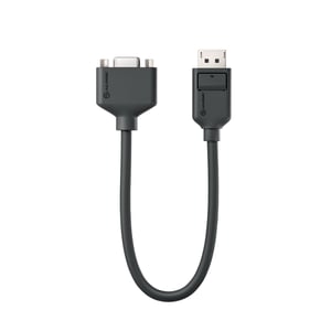 ALOGIC EL2DPVGA-ADP Cable Adapter, 0.2 m, DisplayPort to VGA (D-Sub), Black