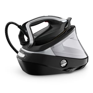 Tefal Pro Express Vision GV9821 3000 W 1,2 l Durilium AirGlide Autoclean-Bügelsohle Schwarz, Silber