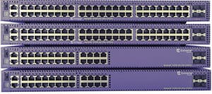 Extreme Networks X450-G2-24P-10GE4-BASE Verwaltbarer L2/L3-Gigabit-Ethernet-Switch (10/100/1000) PoE-Unterstützung 1U Violett