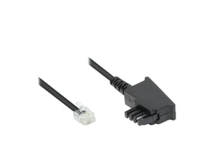 Alcasa 3510-SIE kabel telefoniczny 10 m Czarny
