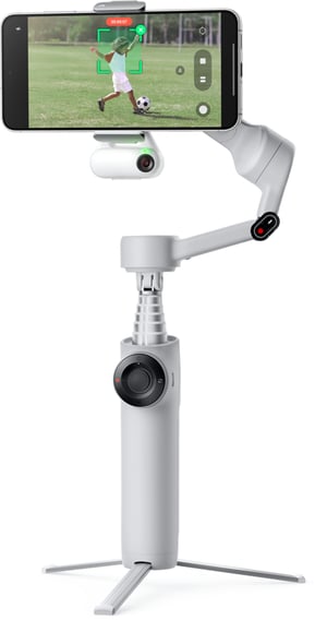 Insta360 Flow 2 AI Tracker Bundle Kamerastabilisator för smartphone Ljusgrå