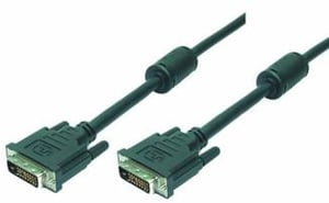 LogiLink 2m DVI-D kabel DVI Czarny