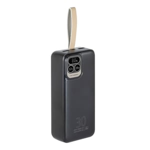Rivacase VA2585 powerbank, litium-polymer (LiPo), 30 000 mAh, grå