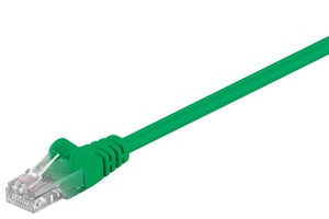 Goobay 68388 Network Cable, Green, 7 m, Cat5e U/UTP (UTP)